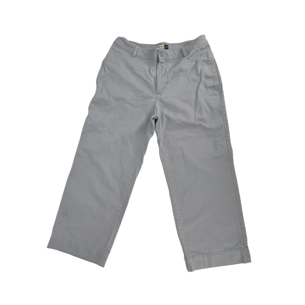 GAP Retro Cut Wide Leg Ankle Chino Pants Size 8 Women’s